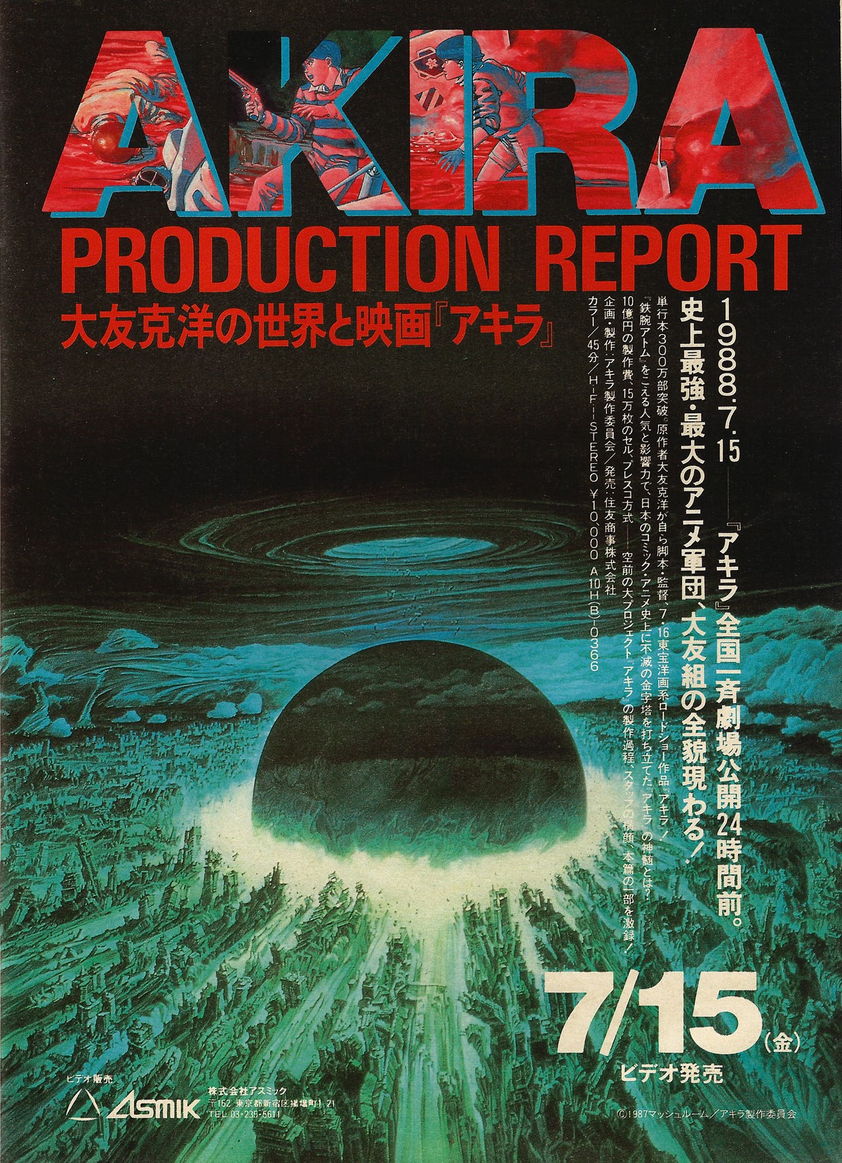 Akira: Production Report