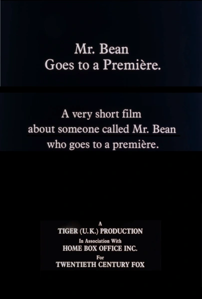 Mr. Bean Goes to a Première