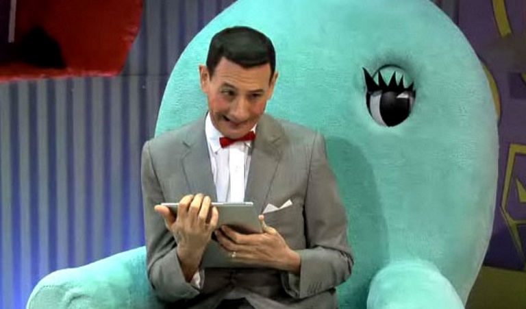 Pee-Wee Gets an iPad!