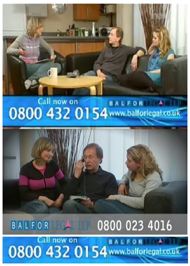 Balfor Legal: Straight to Your Home Television Commercial