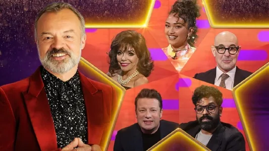 Dame Joan Collins/Stanley Tucci/Jamie Oliver/Romesh Ranganathan/Joy Crookes