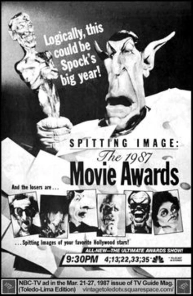 Spitting Image: The 1987 Movie Awards