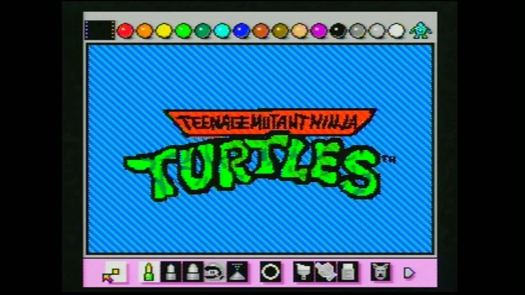Teenage Mutant Ninja Turtles Intro Animated with Mario Paint by Mike Matei