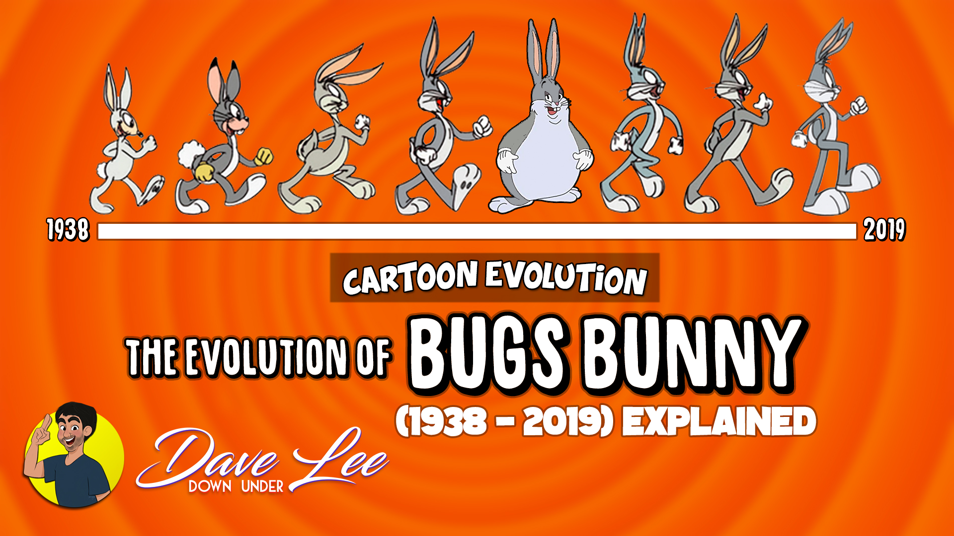 Dave Lee Down Under's Cartoon Evolution
