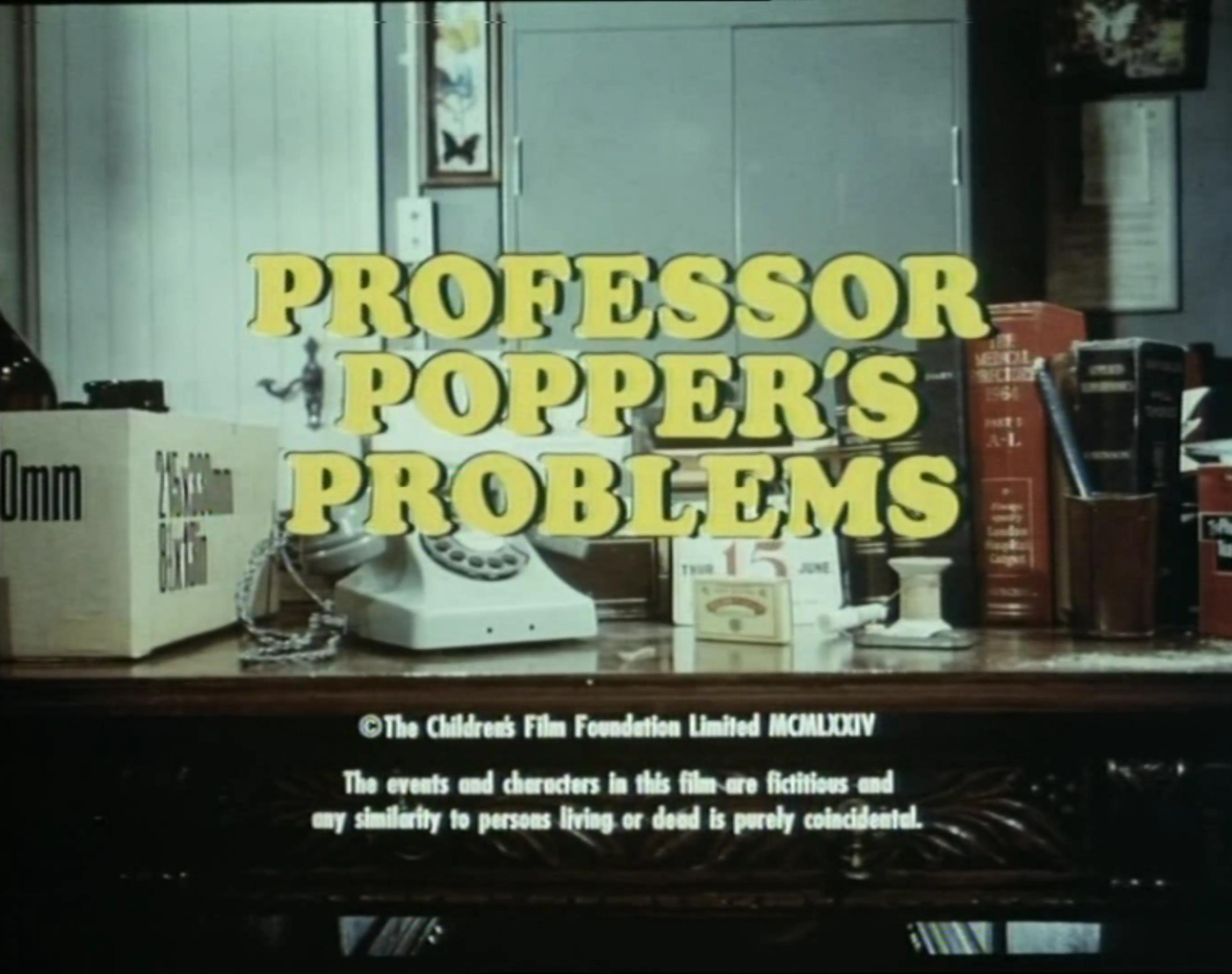 Professor Popper's Problem