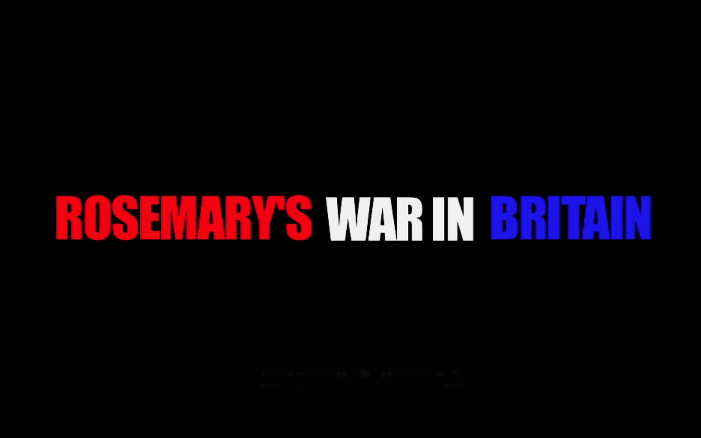 Rosemary's War in Britain