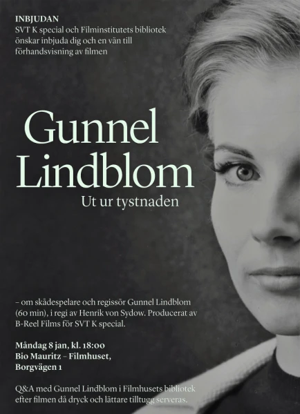 Gunnel Lindblom: ut ur tystnaden