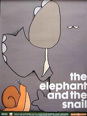 De olifant en de slak