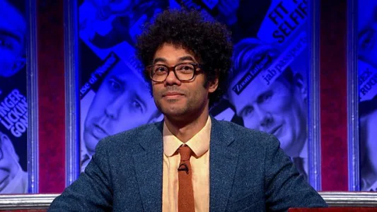 Richard Ayoade, Justin Webb, Maisie Adam