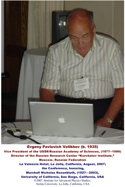 E. P. Velikhov: History of the Russian Tokamak and the Tokamak Thermonuclear Fusion Research Worldwide That Has Led to the International Thermonuclear Experimental Reactor (ITER).