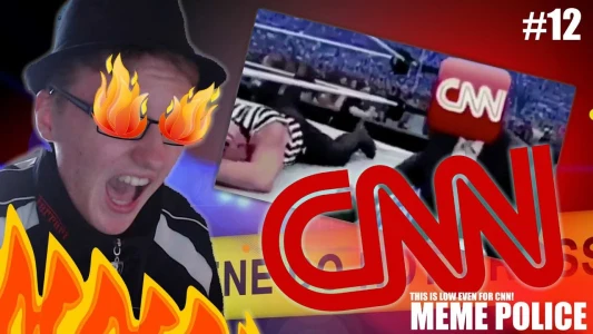 CNN & the Wrestling Trump GIF