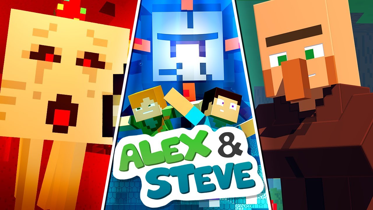 The Minecraft Life of Alex and Steve