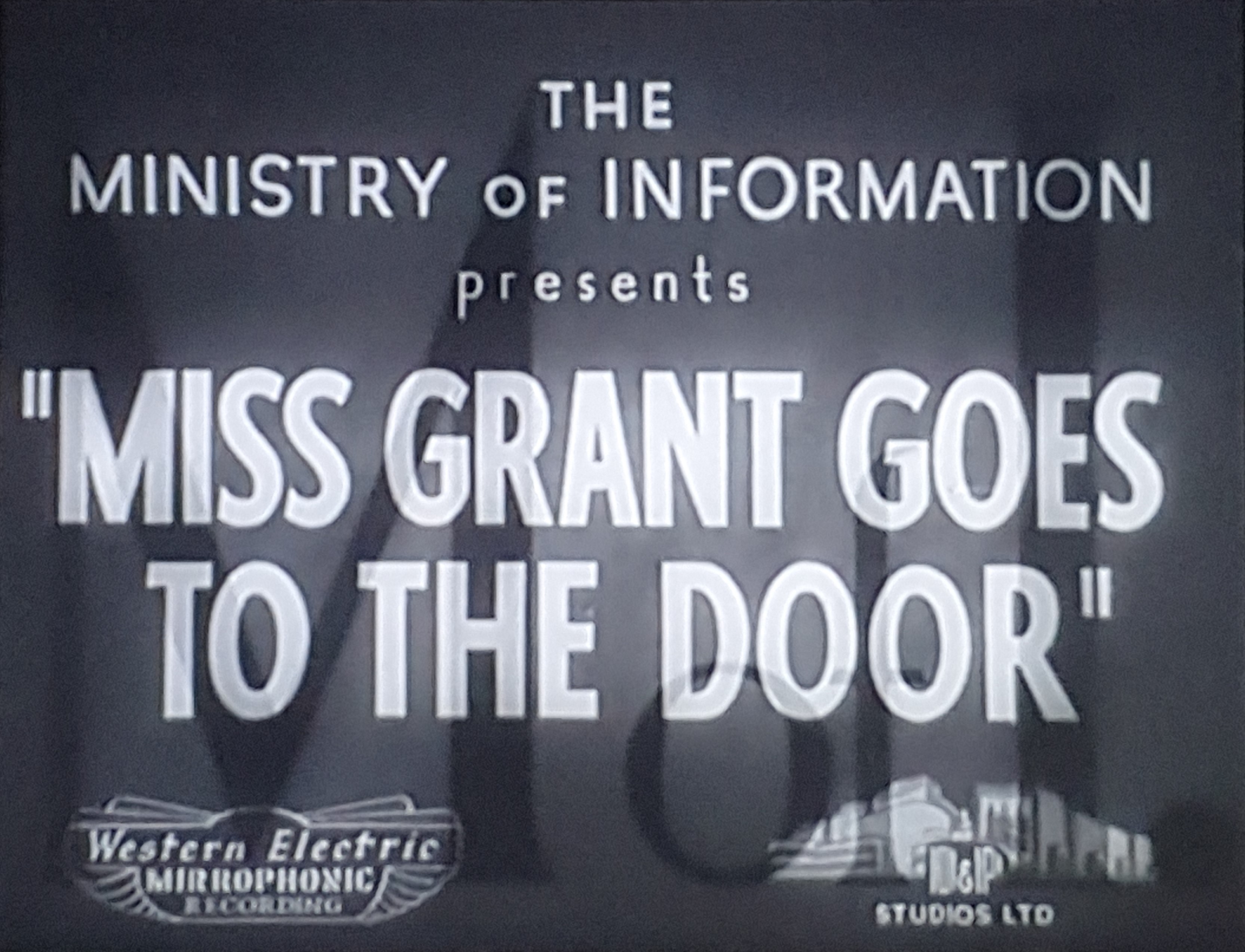 Miss Grant Goes to the Door