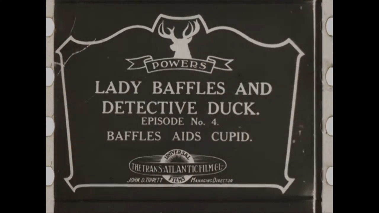 Lady Baffles and Detective Duck in Baffles Aids Cupid