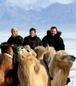 Mélanie Doutey chez les nomades de Mongolie