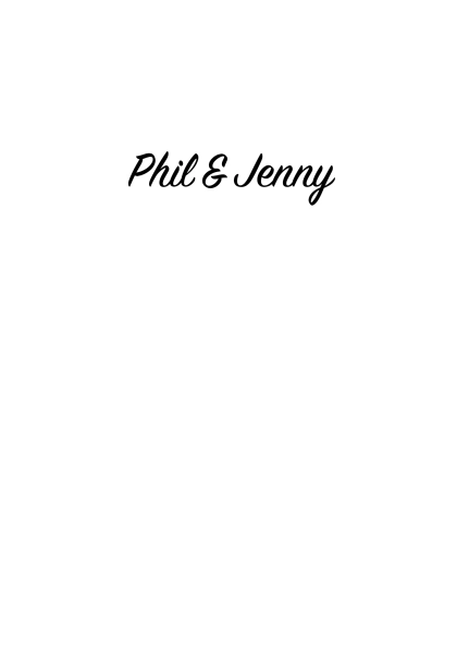 Phil and Jenny