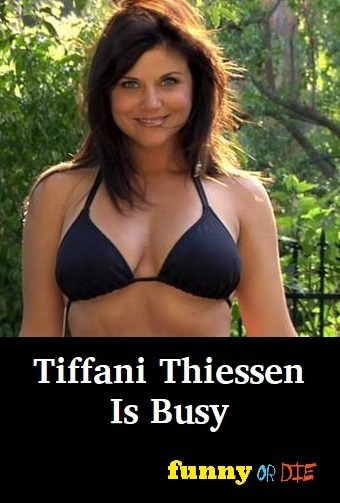 Tiffani Thiessen Is Busy