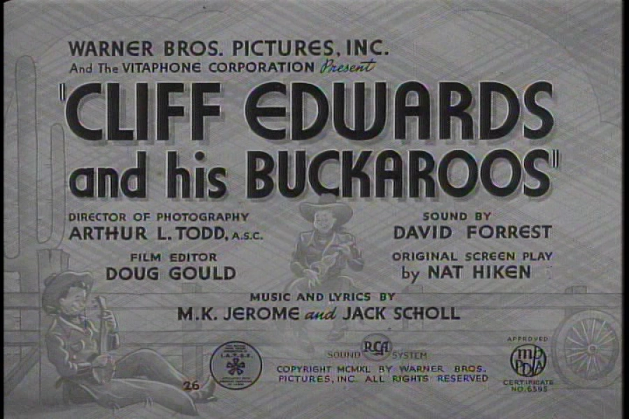 Cliff Edwards and His Buckaroos