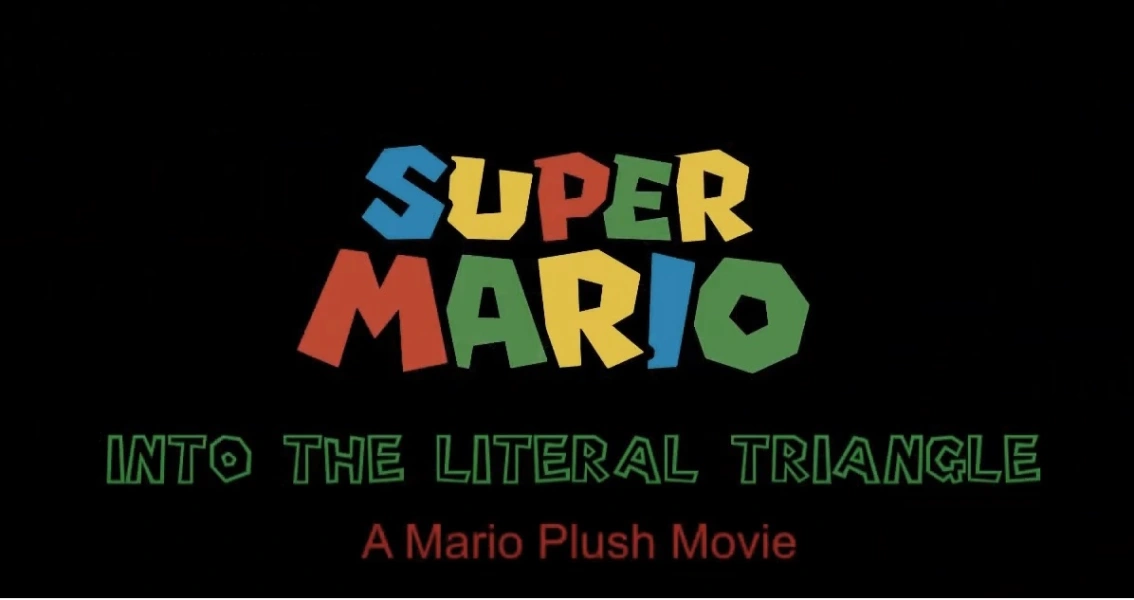 Super Mario Into the Literal Triangle - A Mario Plush Movie
