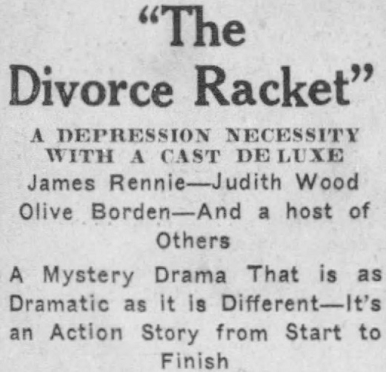 The Divorce Racket