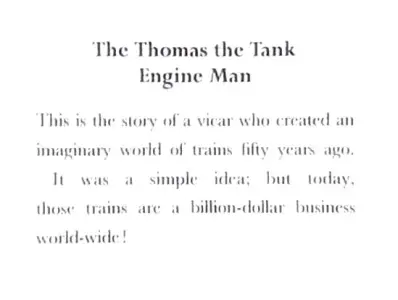The Thomas the Tank Engine Man