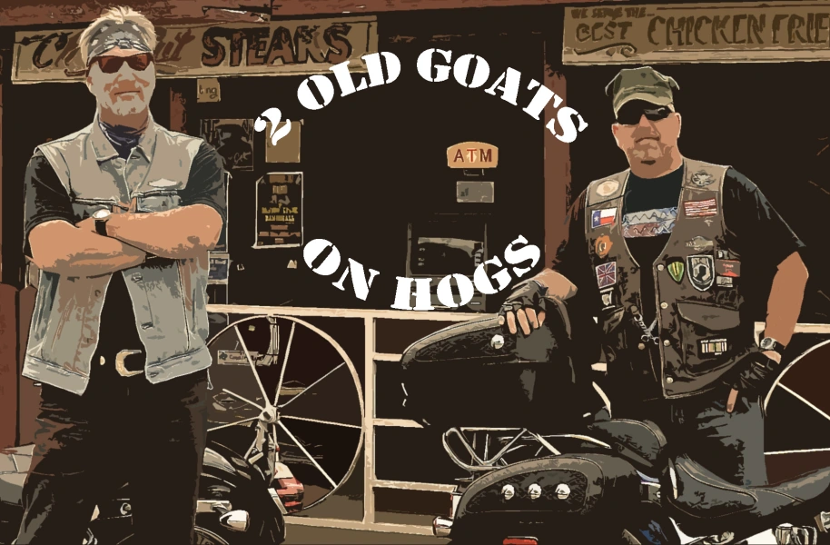 2 Old Goats on Hogs