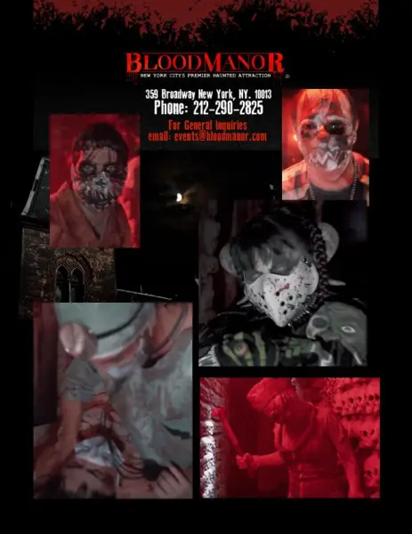 Blood Manor 2020: New York's Premier Haunted Attraction