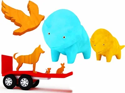 Learn colors and animal names with Dino the Dinosaur: The Cubes/The Backpack for Kindergarten