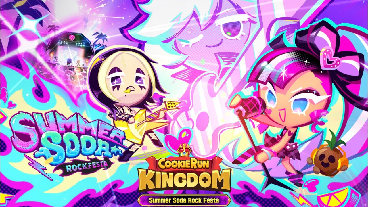 Cookie Run: Kingdom continúa el Festival de Rock de Sodaverano en la actualización v4.8
