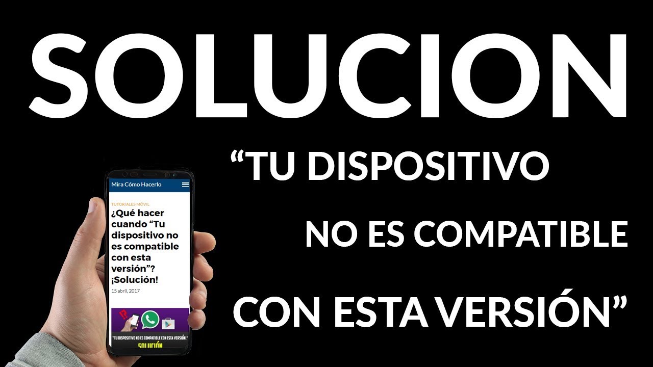 Cómo solucionar el problema de que una aplicación no es compatible con mi dispositivo image