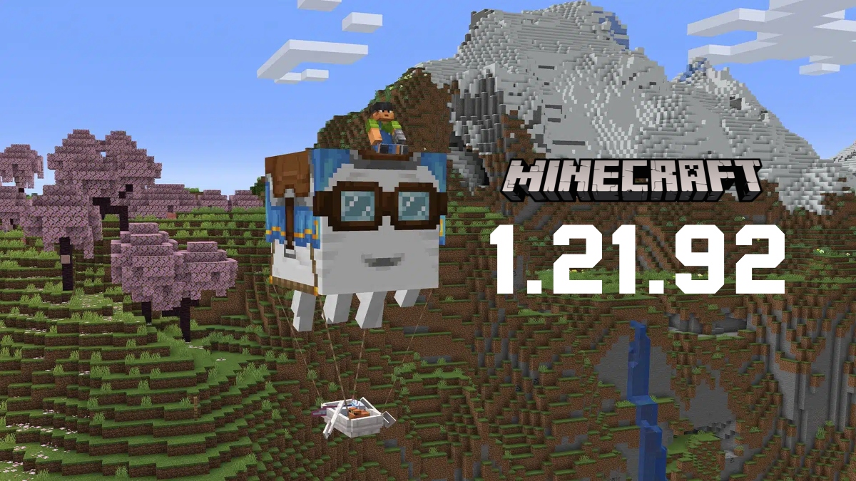 Minecraft 1.21.92 APK: Patch Update with Technical and Visual Improvements image