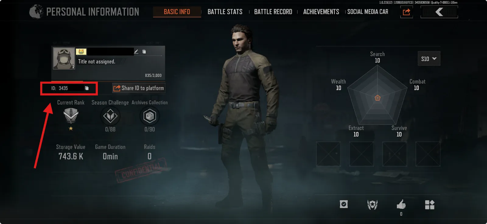 your Arena Breakout UID