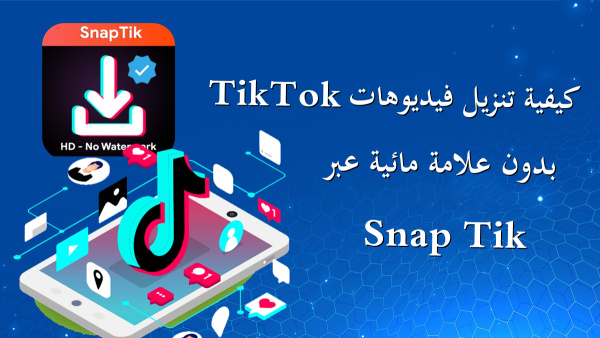 كيفية تنزيل فيديوهات TikTok بدون علامة مائية عبر Snap Tik image