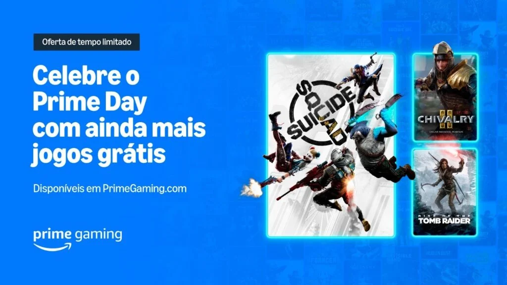 Prime Gaming oferece jogos grátis - Suicide Squad: Kill the Justice League, Chivalry 2 e Rise of the Tomb Raider no PC durante o Prime Day