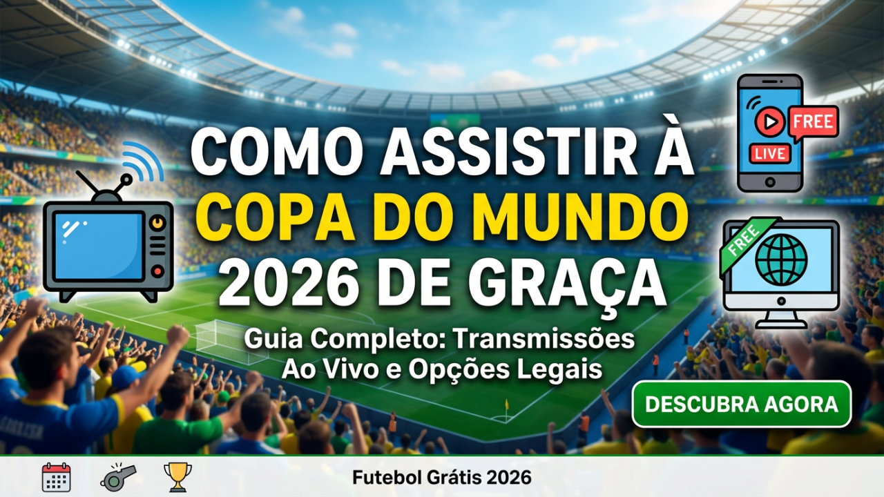 Como assistir à Copa do Mundo 2026 de graça