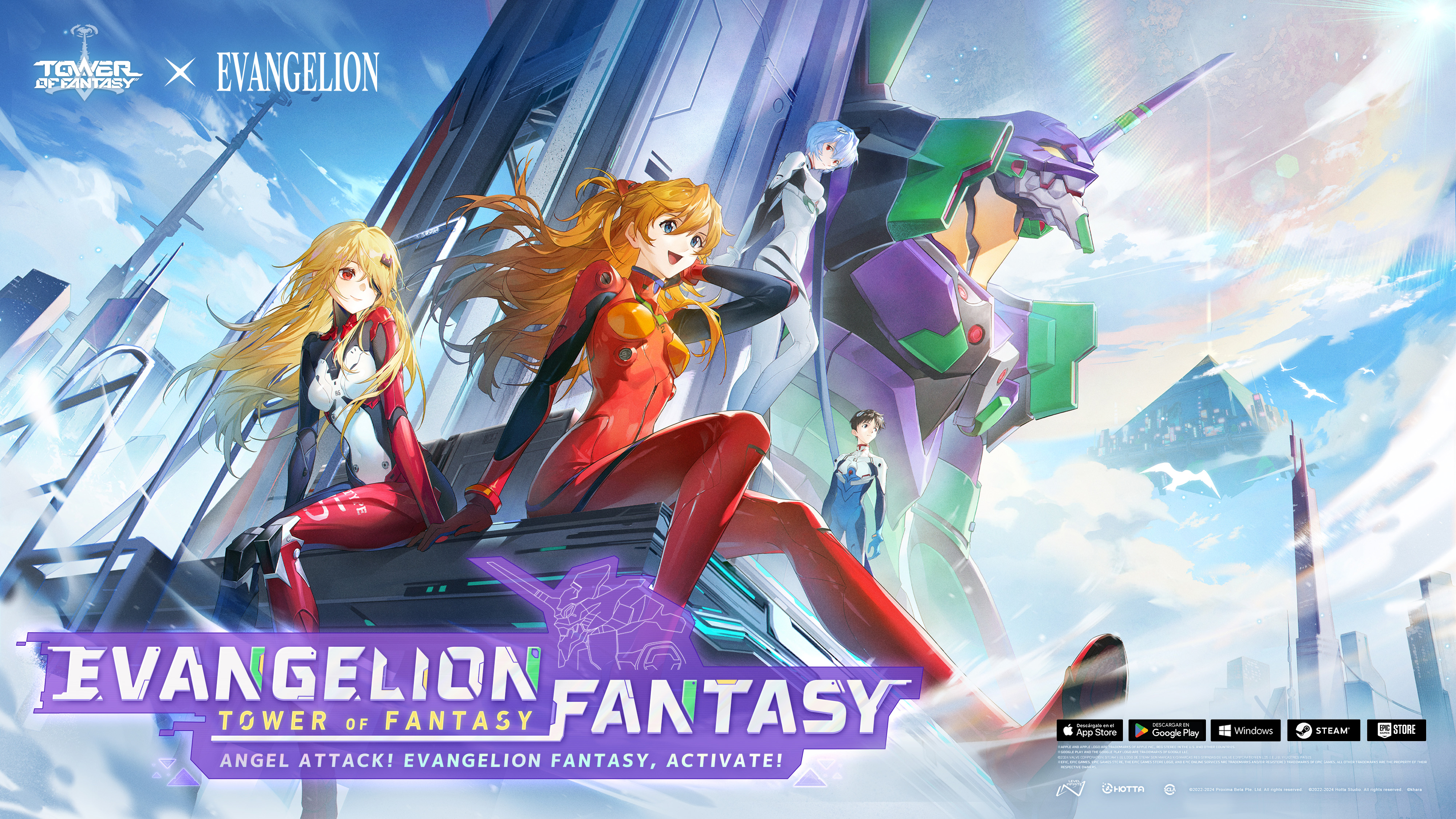 Tower of Fantasy colaborará con Evangelion el 12 de marzo de 2024 image
