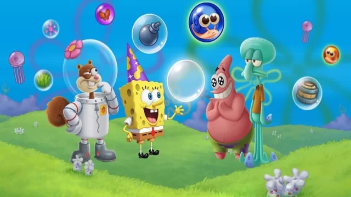 Netflix Games Launches SpongeBob: Bubble Pop, Available for Download Now