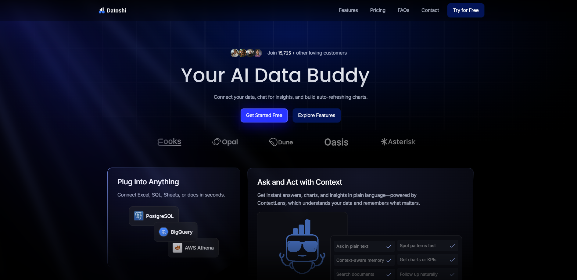 Datoshi – Your AI Data Buddy: 리뷰, 기능, 가격, 가이드 및 대안