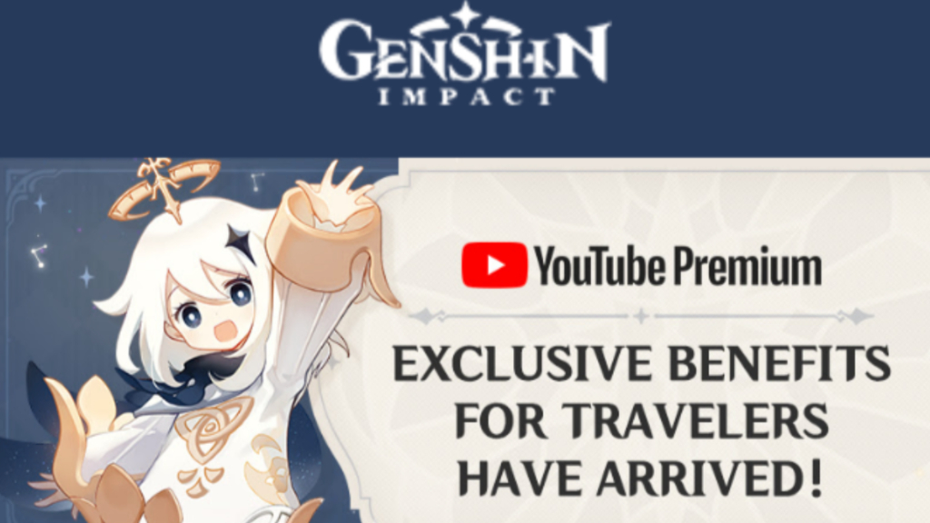 How to Get Free 3-Month YouTube Premium in Genshin Impact image