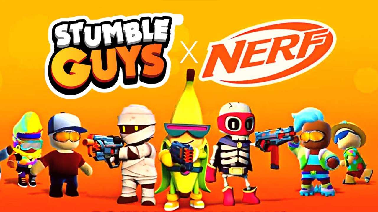 Stumble Guys adiciona novos impulsos e um novo mapa em parceria com a NERF
