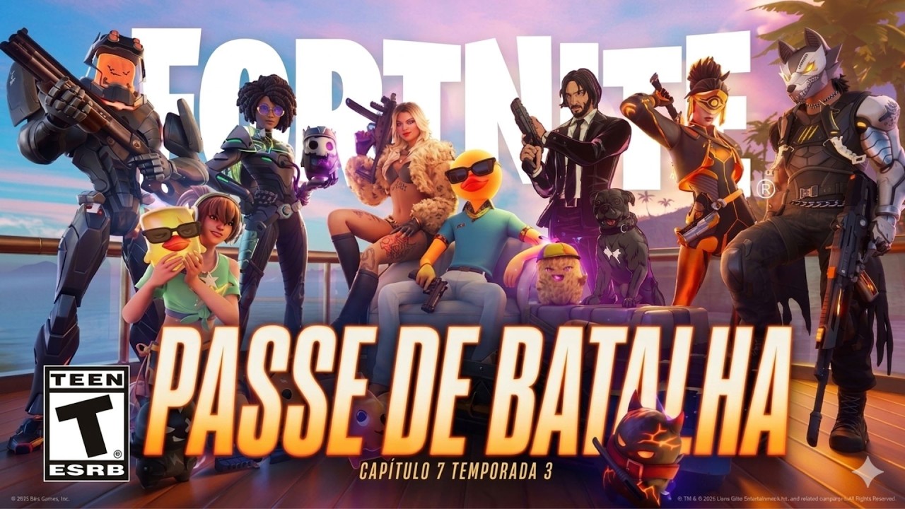 Fortnite Capítulo 7 Temporada 3 Passe de Batalha Revelado: Todas as Skins, Colaborações e Novidades