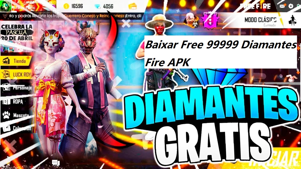 Baixar Free 99999 Diamantes Fire APK 2024 - Última Versão Atualizada