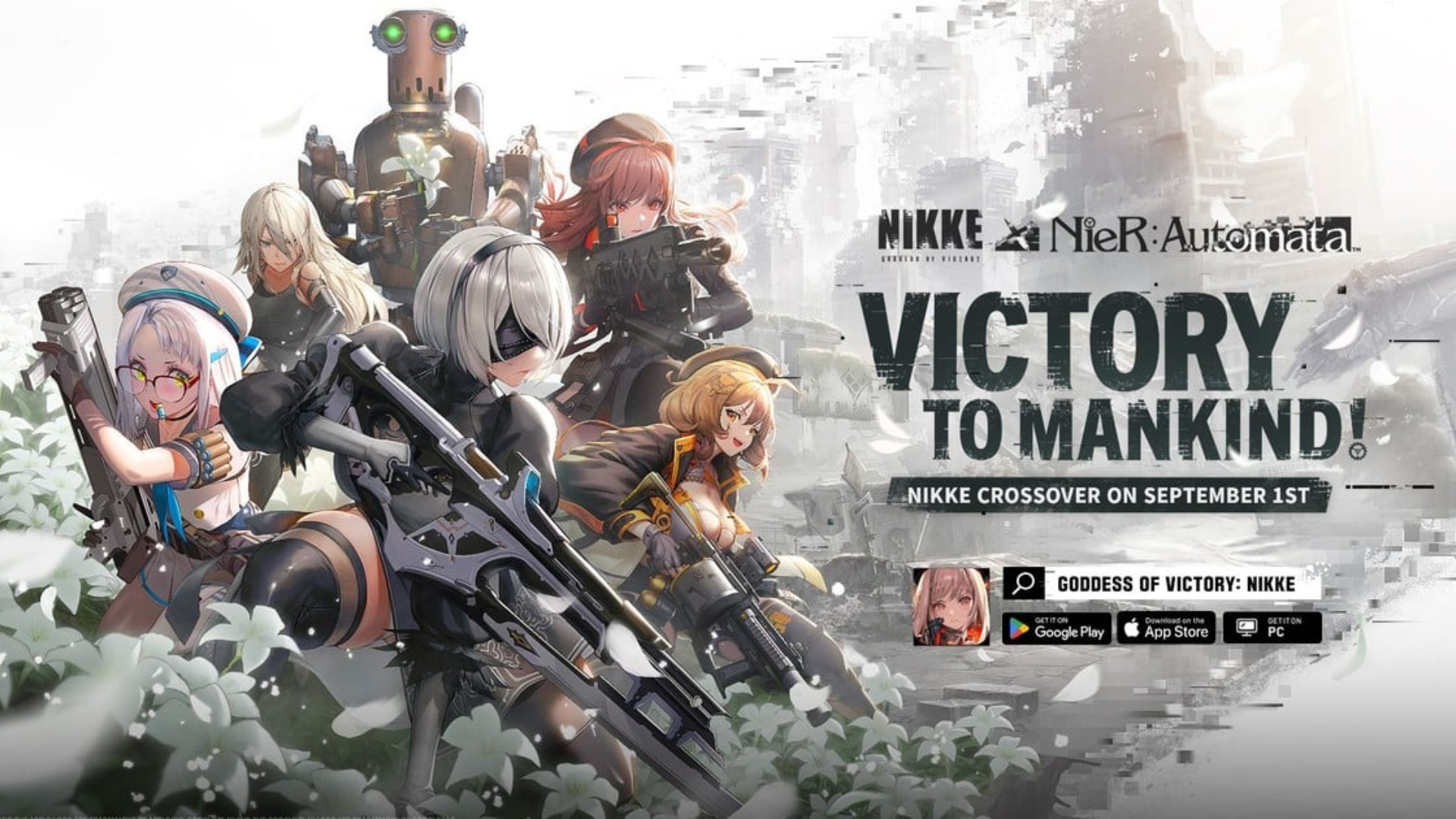 Goddess of Victory: Nikke x NieR: Automata Collaboration Announced image