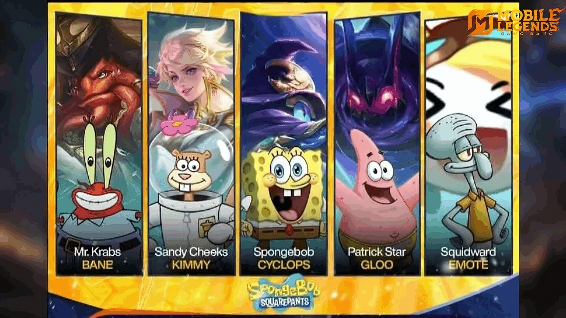 Mobile Legends: Bang Bang x Губка Боб коллаборация находится в разработке, согласно утечкам image