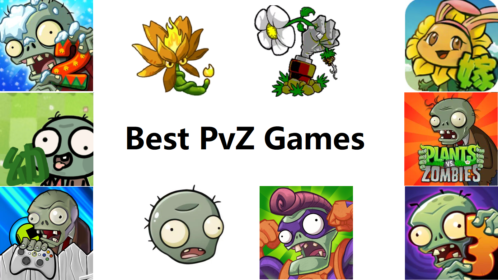 Collection de jeux PvZ : Les 10 meilleurs jeux Plantes vs. Zombis pour Android