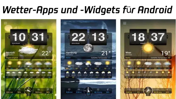 Die besten Wetter-Apps und -Widgets für Android image