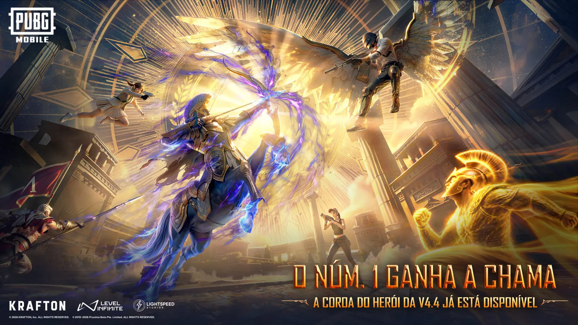 PUBG Mobile 4.4 Atualização: Modo Coroa do Herói, retorno do Dinoground e muito mais