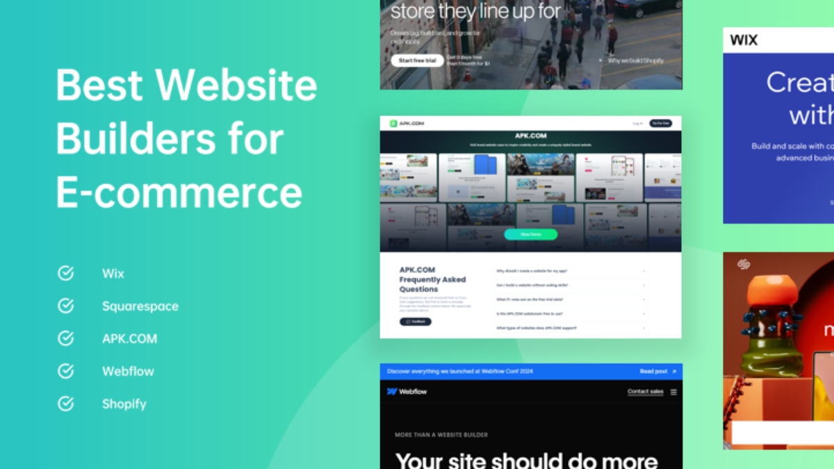 Best Website Builder for E-commerce in 2024 image