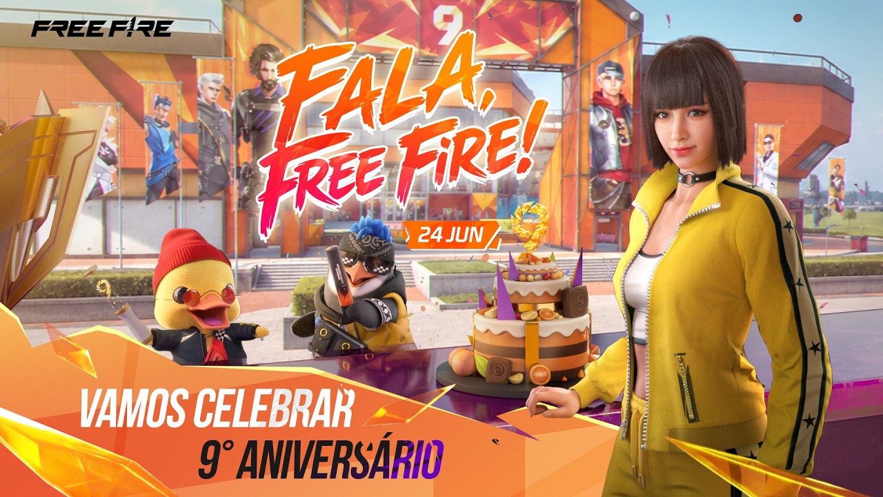 Free Fire OB54: data da atualização, eventos do 9º aniversário e novos recursos