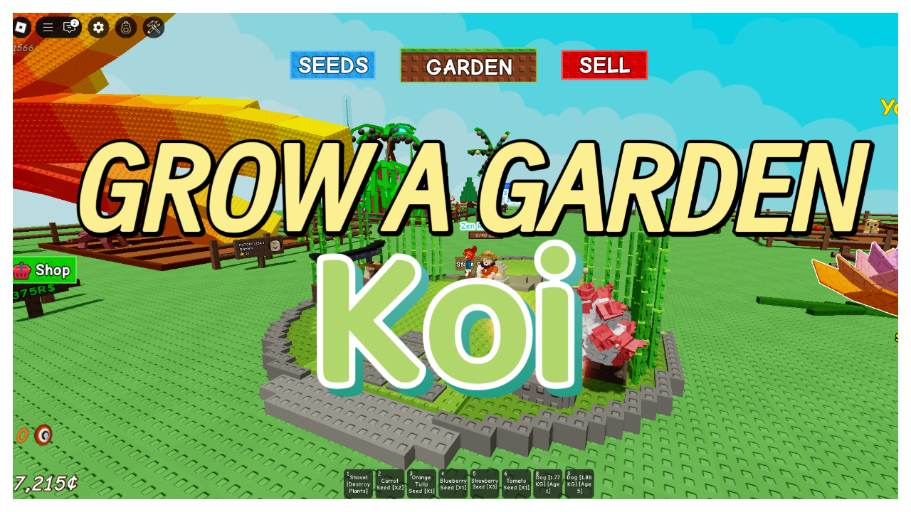 How to Get Koi in Grow a Garden: Value, Variants & Tips